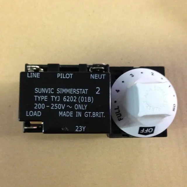 SUNVIC SIMMERSTAT Knob TYJ6202 White Head Thermostat, In-jection Molding Machine Thermostat Adjuster，1PCS