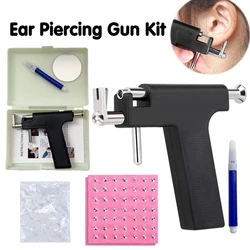 Professional Ear Piercing Gun Set Hypoallergenic Safety Ear Piercing Kit with 98pcs Earrings Stud