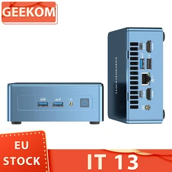 GEEKOM-Mini PC IT13, Intel i9-13900H, 14 núcleos, 20 hilos, hasta 5,40 GHz, 32GB DDR4 RAM, 2TB SSD, WiFi6E Bluetooth 5,2, 3 x USB 3,2