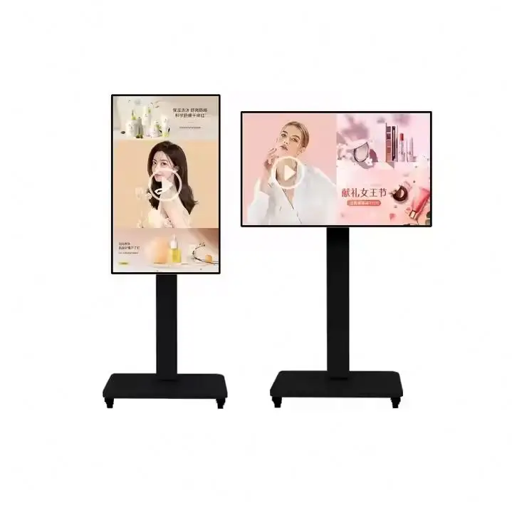 

32-дюймовая беспроводная проекционная веб-камера, студийное потоковое устройство, прямая трансляция, ЖК-рекламный экран