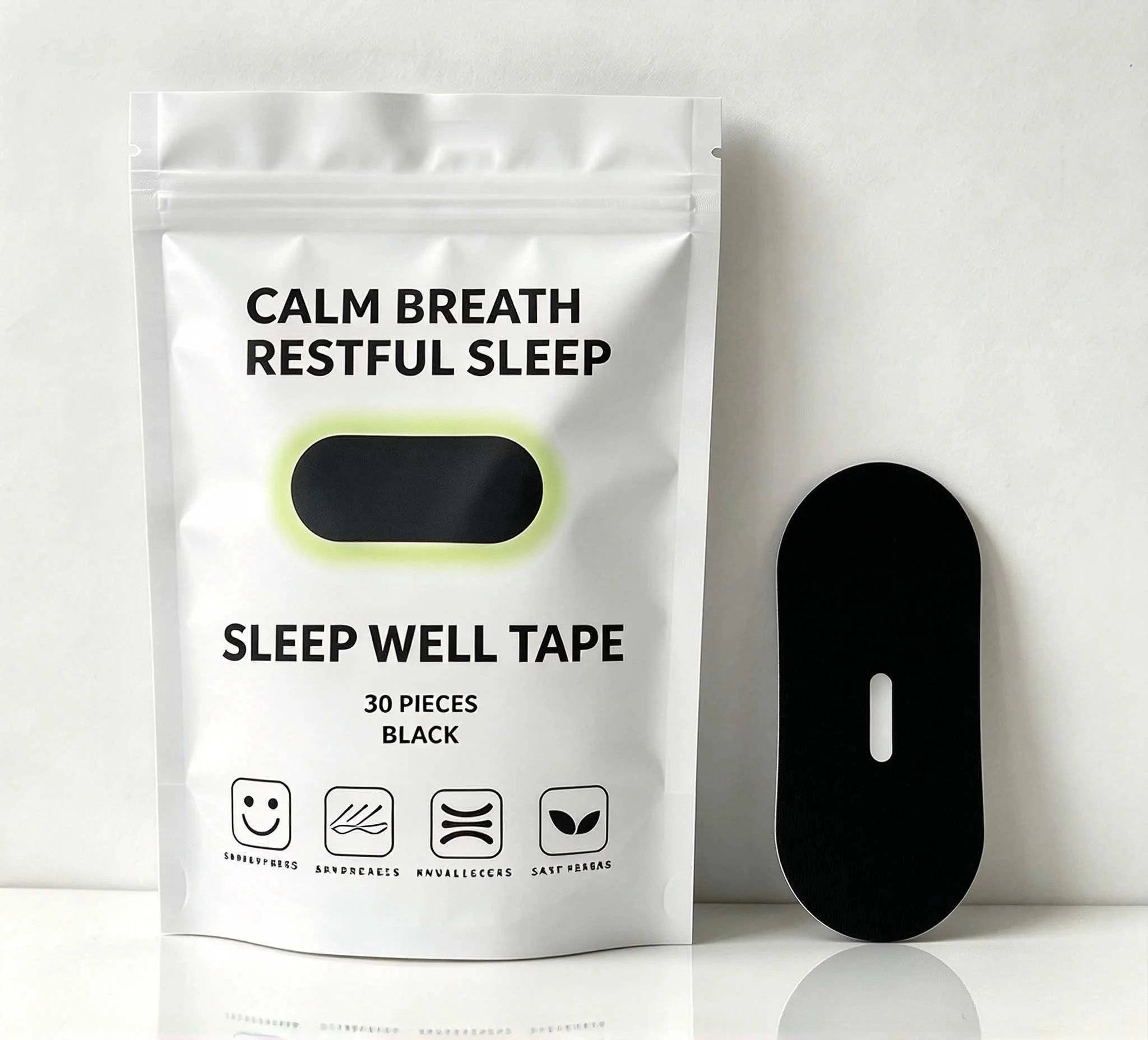Opening style Anti Snoring Mouth Tape Medical Grade Sleep Strips for Snoring Relief & Travel Home Use Individually Packaged