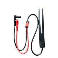 Cleqee P1510 SMD Chip Component Multimeter Test Hook Clips Tweezers Lead LCR Testing Tool Tester Meter Pen Probe 4mm Banana Plug