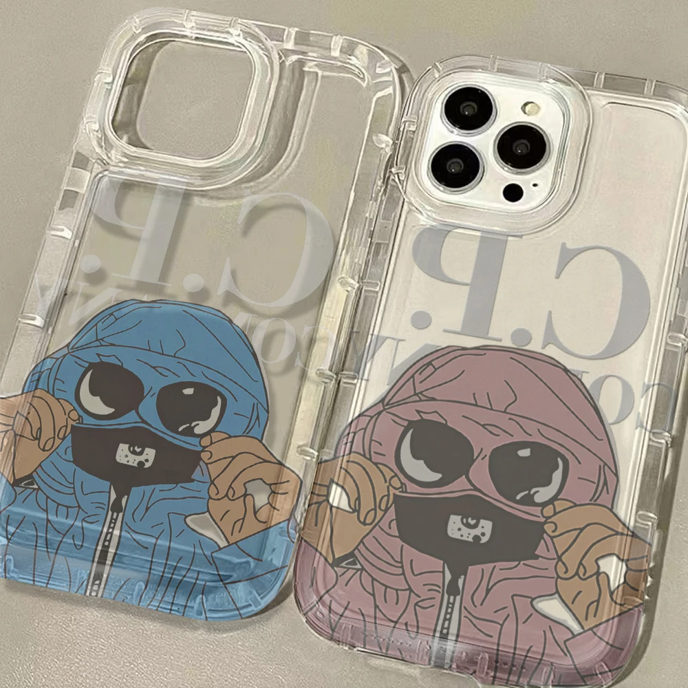 V LAYOVER TaeHyung Clear Case for IPhone 16 15 14 13 12 11 Pro Max Plus X XR XS Max SE2020 Airbag Shockproof Cover