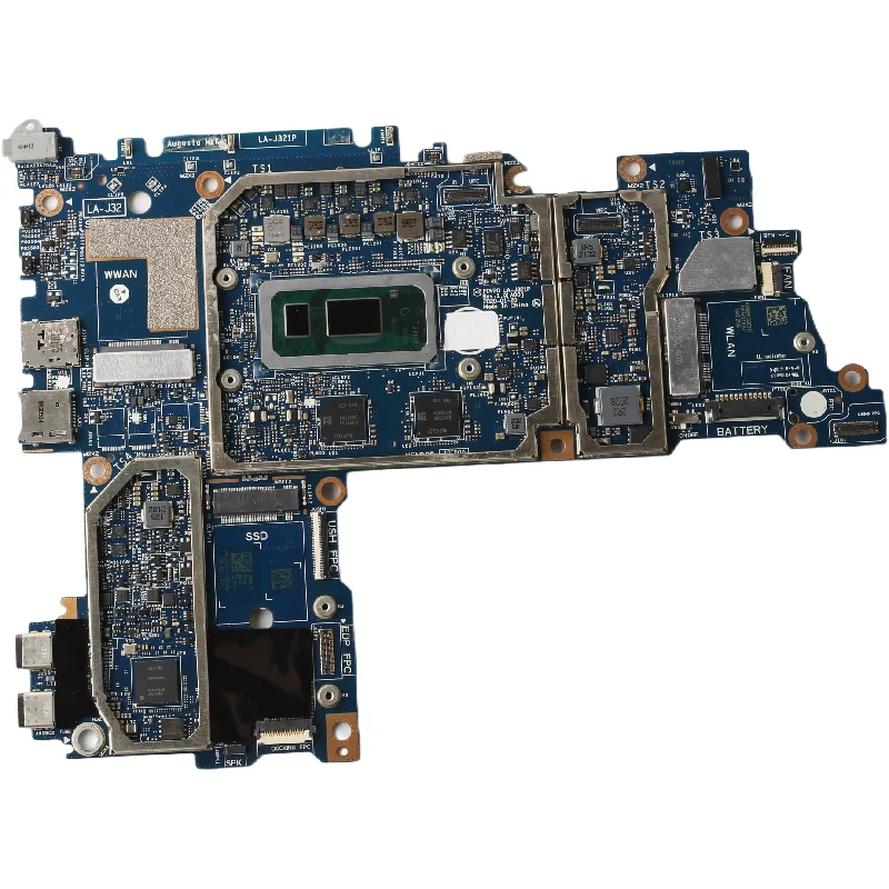 For DELL Latitude 7210 2-in-1 Notebook Mainboard FDV20 LA-J321P 0CTKYT 0481H7 09XR7X Laptop Motherboard VGA