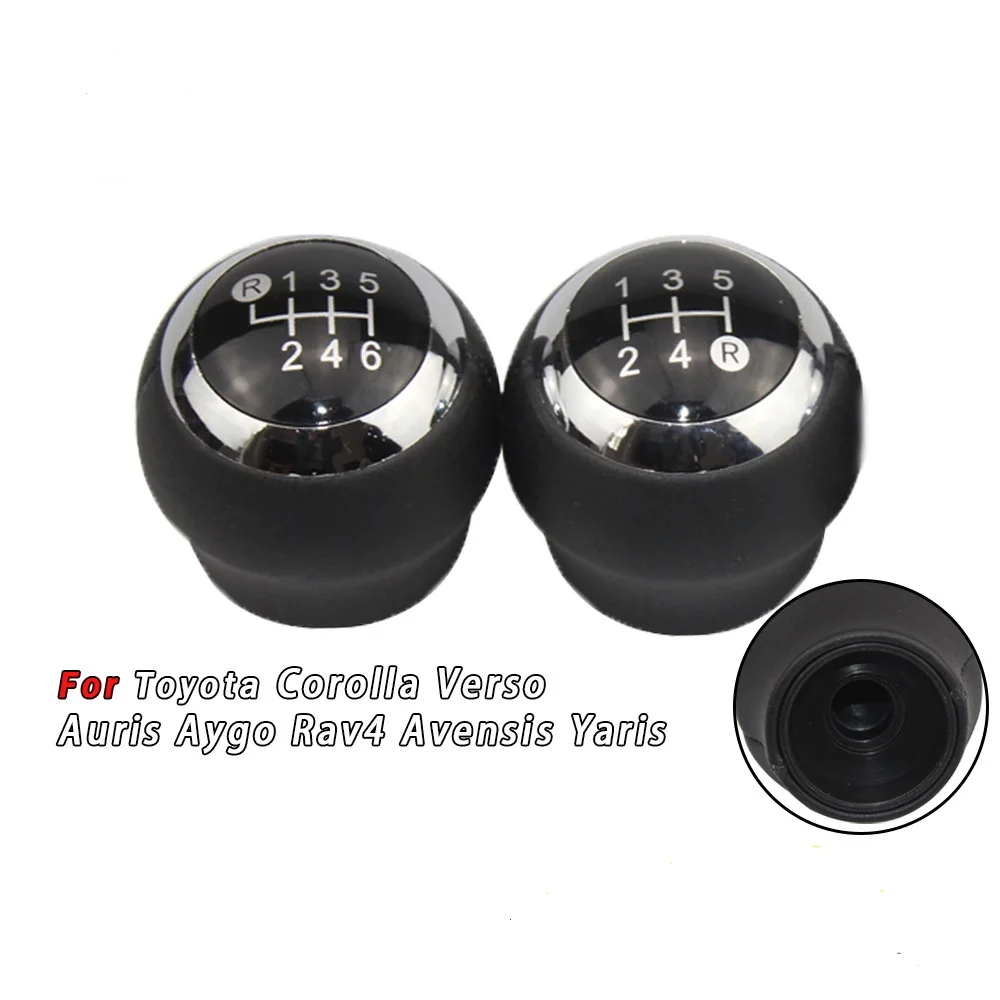 5/6 Speed Gear Shift Knob Car Lever Shifter Stick Handball For Toyota Corolla Yaris Rav4 Urbancruiser Verso Car Accessories