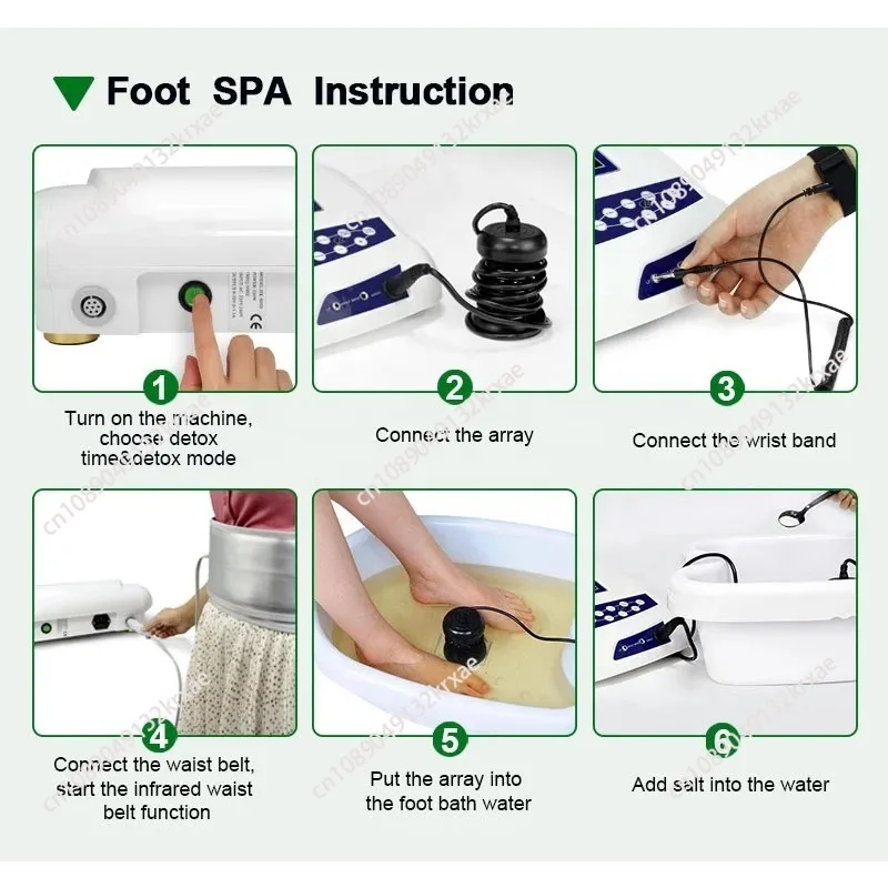 Spa Life Detoxify Health Device Foot Detox Machines for Sale Foot Spa