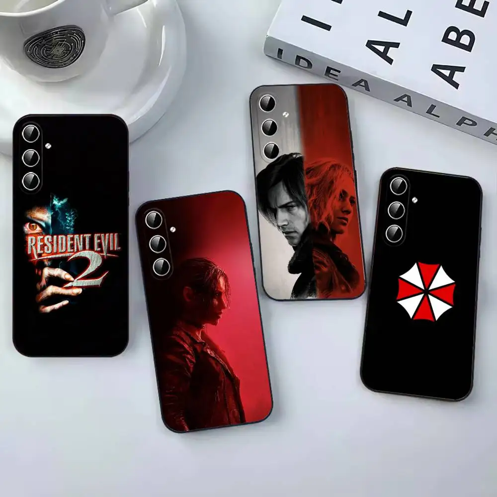 R-Resident M-Movie E-Evils Cell  Phone Case For Samsung Galaxy A 73,72,51,53,52,71,22,J7,8,9 Black fashion  coque Cover