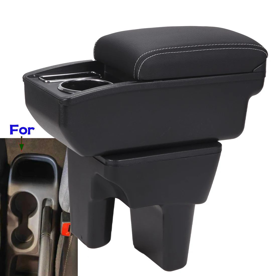 

For HYUNDAI HB20 Armrest Box For Hyundai HB20 Car Armrest Interior Parts Center Storage Box Retrofit parts Car Accessories