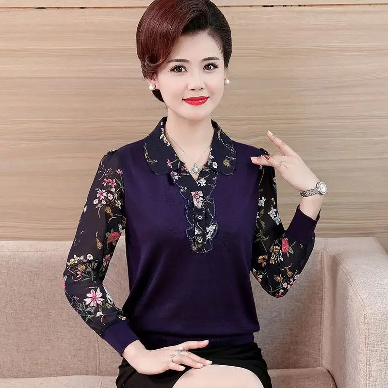 

Модная женская рубашка с лацканами, новая с длинными рукавами