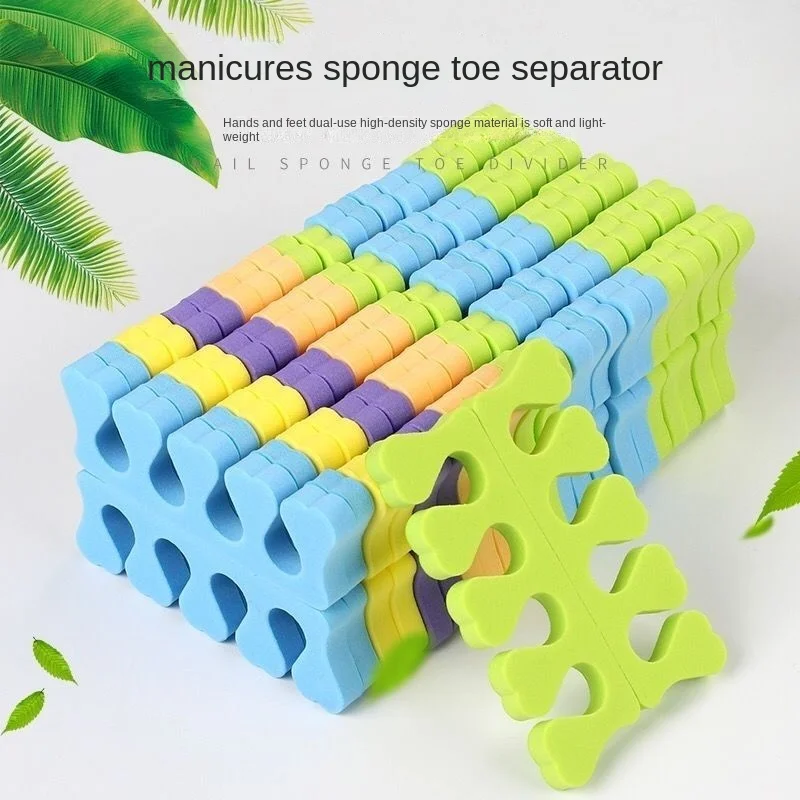 

Manicure Implement Finger Splitter Toe Separator Isolated Fixed Toe Finger Coated Gel Nail Polish Aid Spacer Cotton