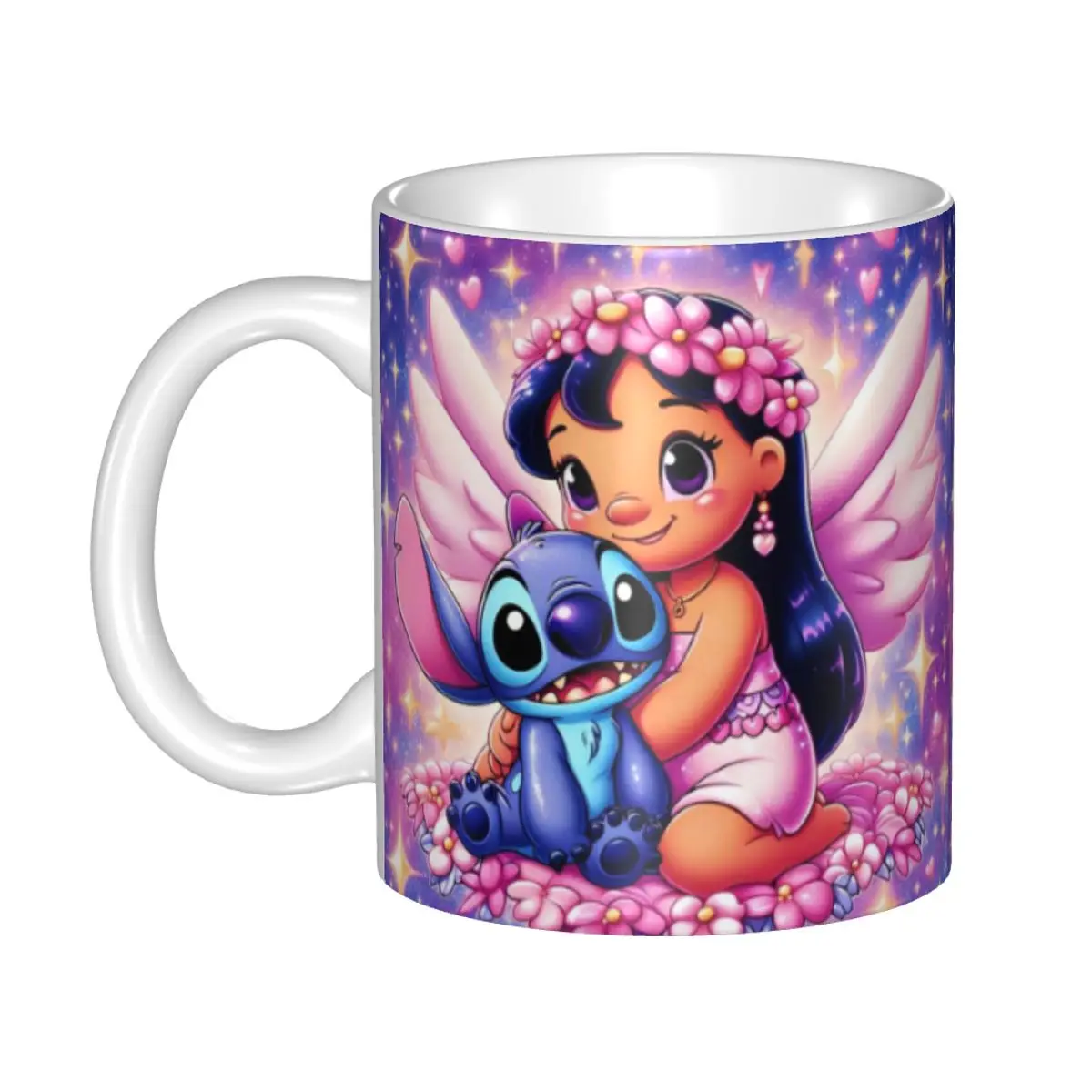 

Лило Стич мультфильм аниме манга кофейная кружка DIY персонализированная керамическая кружка чашка креативный подарок