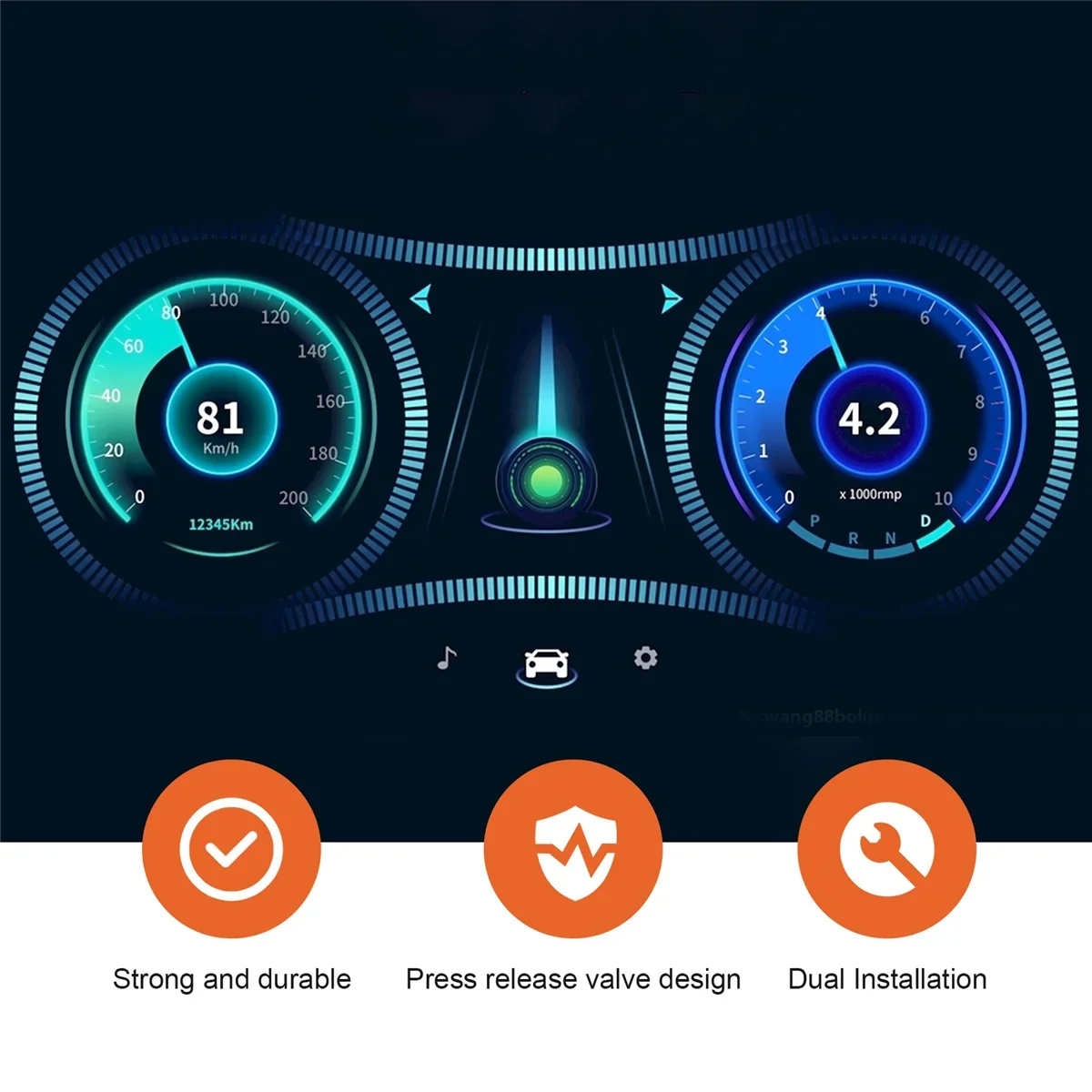 

Универсальный программируемый датчик TPMS 2-в-1 для шин, 315 МГц + 433 МГц, для системы контроля давления в шинах