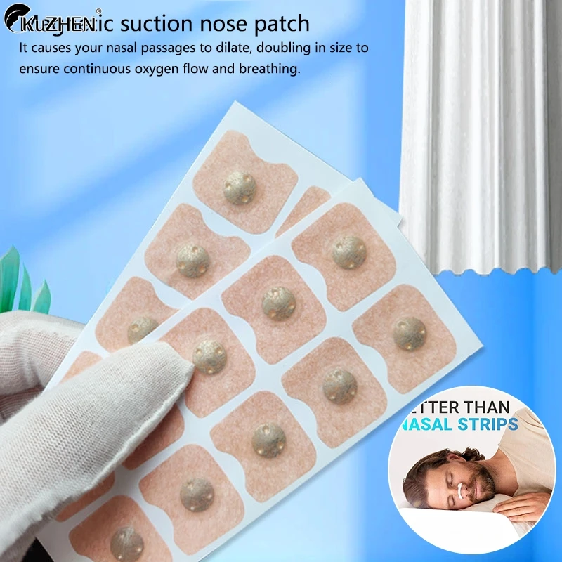 10Pcs Stop Snoring Solution Magnetic Nose Strips For Comfortable Breathing Anti Snoring Patches Improve Sleep Quality