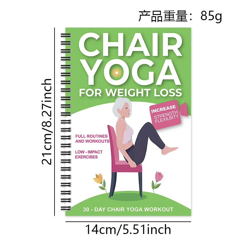 2026 Hot Selling New Product Chair YOGA FOR Weight Loss Elderly Chair Weight Loss YOGA Coil Notebook