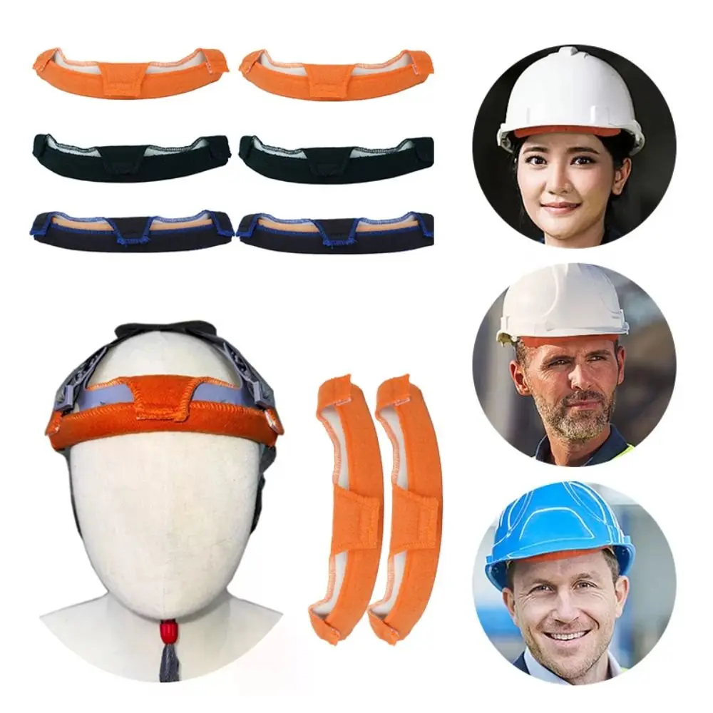 2pcs Washable Hard Hat Sweatband Summer Headband Protective Gear Helmet Liner Helmet Cushion Absorbent Welding Sweatband