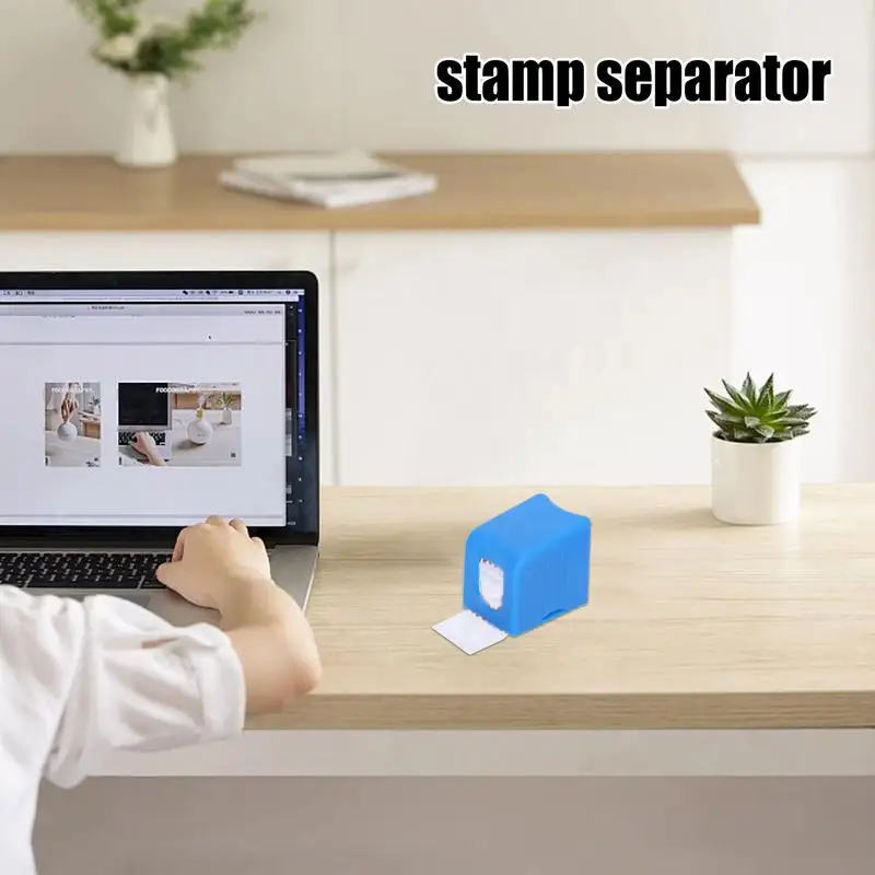 موزع لفة الطوابع منظم الطوابع ، منظم الطوابع ، حامل للمنزل والبريد ، صندوق حارس الطوابع المريح