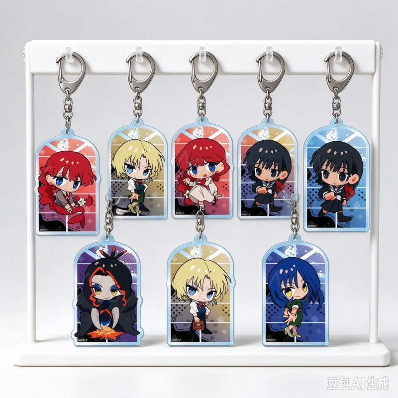 Goodbye, Lara Popular Cartoon Figure Acrylic Keychain Vivid Color Print Bag Pendant Portable Accessory Collectible Gift