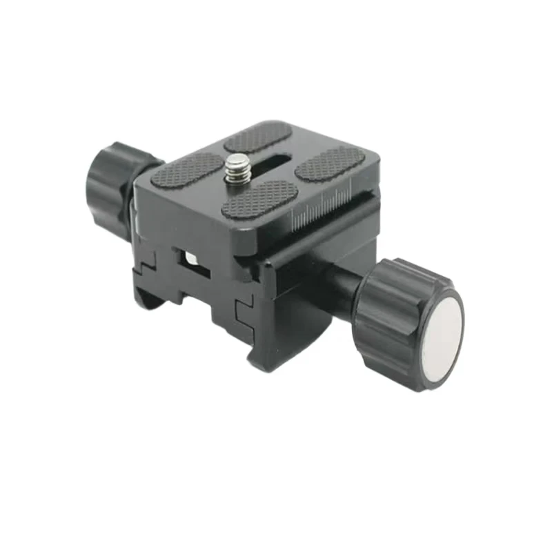 Custom CNC metal/plastic machining camera quick-release plate fixing fixtures to connect locking parts