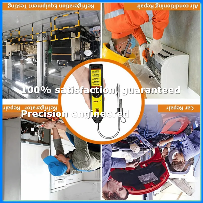 -6000UV Halogen Leak Detector Freon Leak Detector R22 R410A R134A R1234YF Refrigerant Gas Air Conditioner Tester Tool-A73M