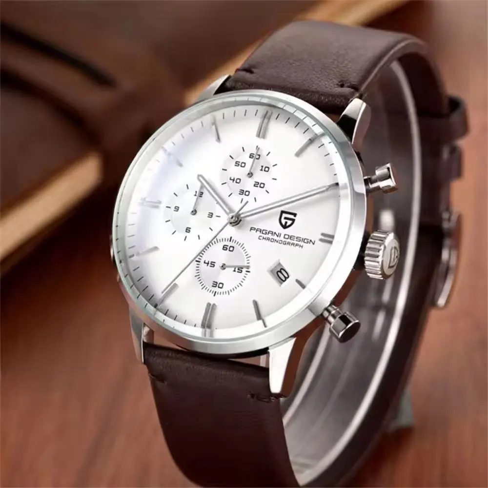 Men's VK67 Quartz Chronograph Wristwatch, Waterproof