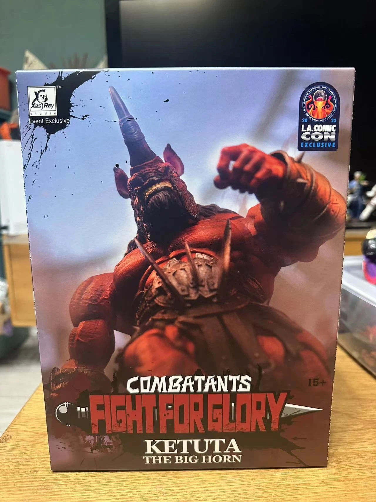 XesRay В наличии COMBATANTS FIGHT FOR GLORY KETUTA THE BIG HORN Коллекционная модель-игрушка с подвижными частями, эксклюзивная выставочная версия