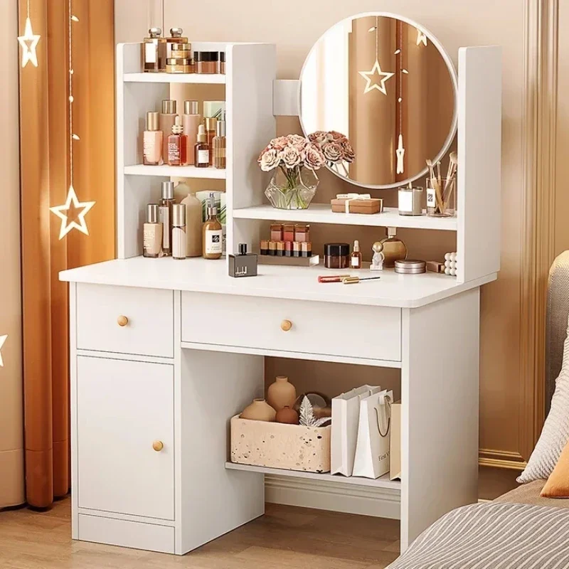 Organizers Girl Dresser Table White Teenagers Desk Mirror Dressing  Side Women Penteadeiras De Maquiagem Room Furniture