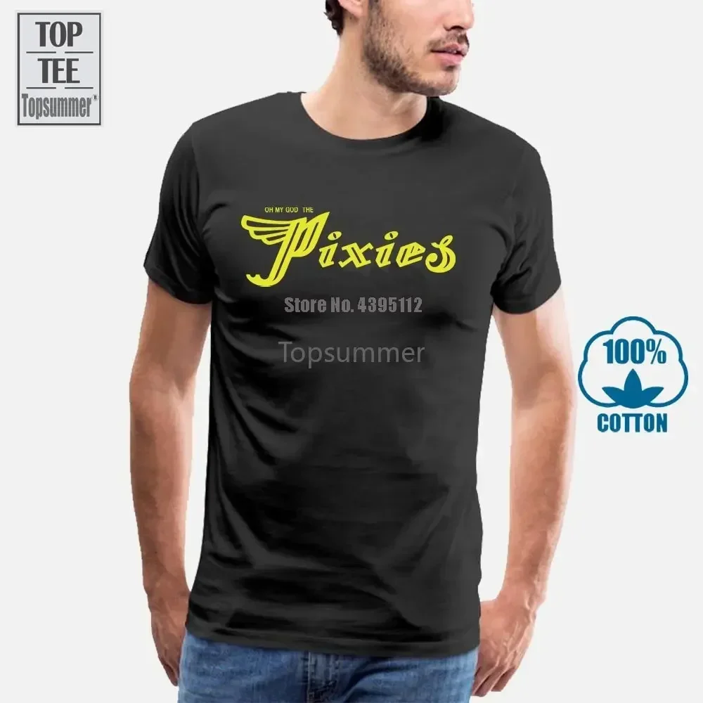 T Shirt Home 2024 New Brand Tee Cotton Clothes New Men\'S Pixies Rock Band Bodybuilding T Shirt Print Tee Shirt Men Short Sleeve