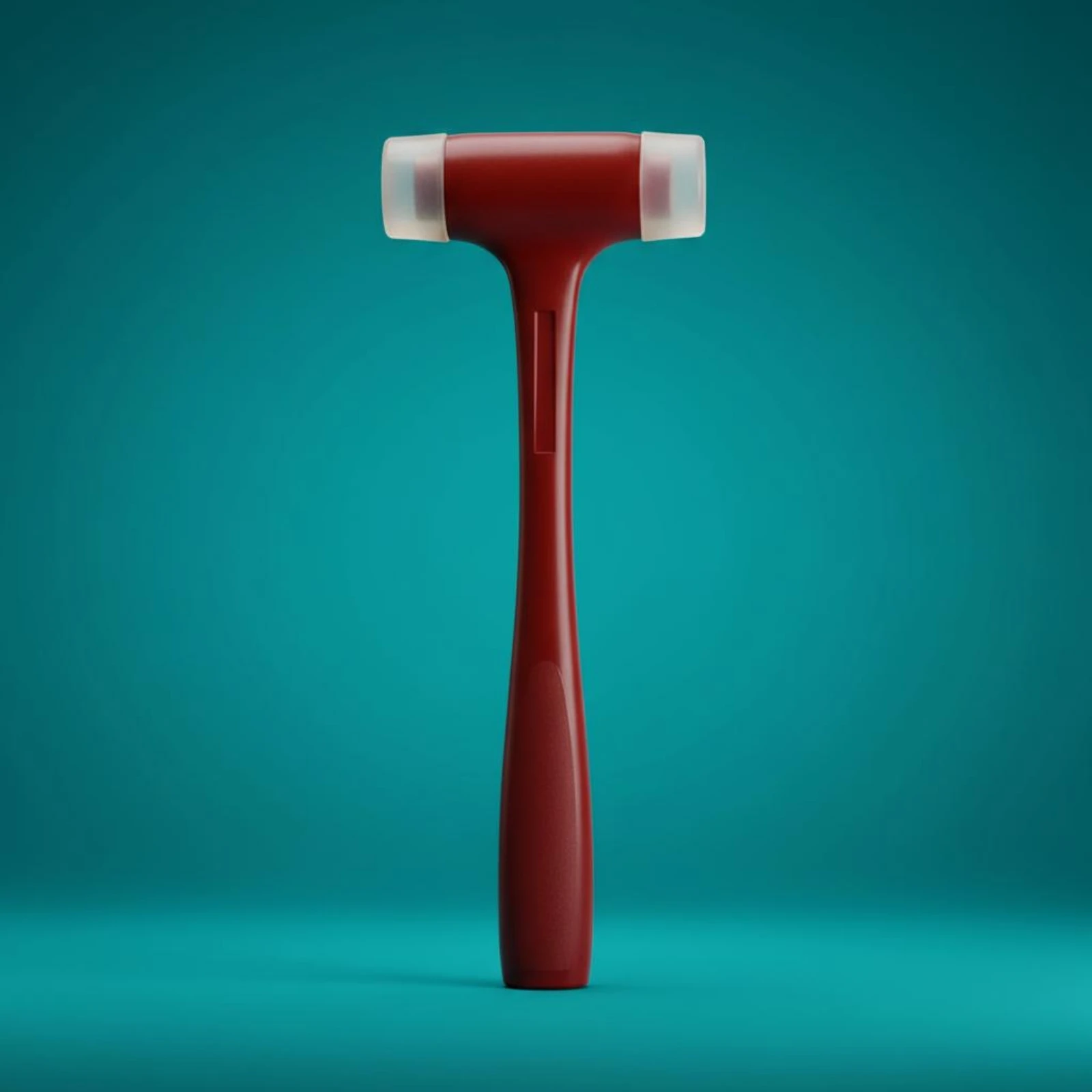 335g Dead Blow Hammer High Visibility Color Non Rebound Mallet Dead Blow Mallet Long-Lasting Unibody Construction Striking Tool