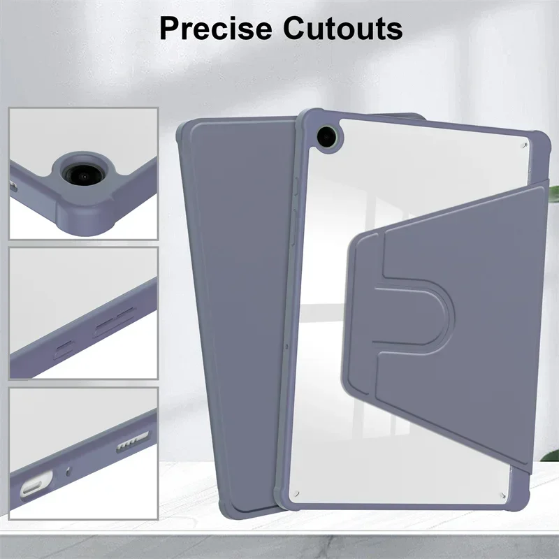 360 Rotation Abdeckung für Samsung Tab A9 Plus Smart Fall Bleistift Halter Für Galaxy Tab A9 + SM-X210 SM-X215 SM-X216B 11 "Tablet Coque