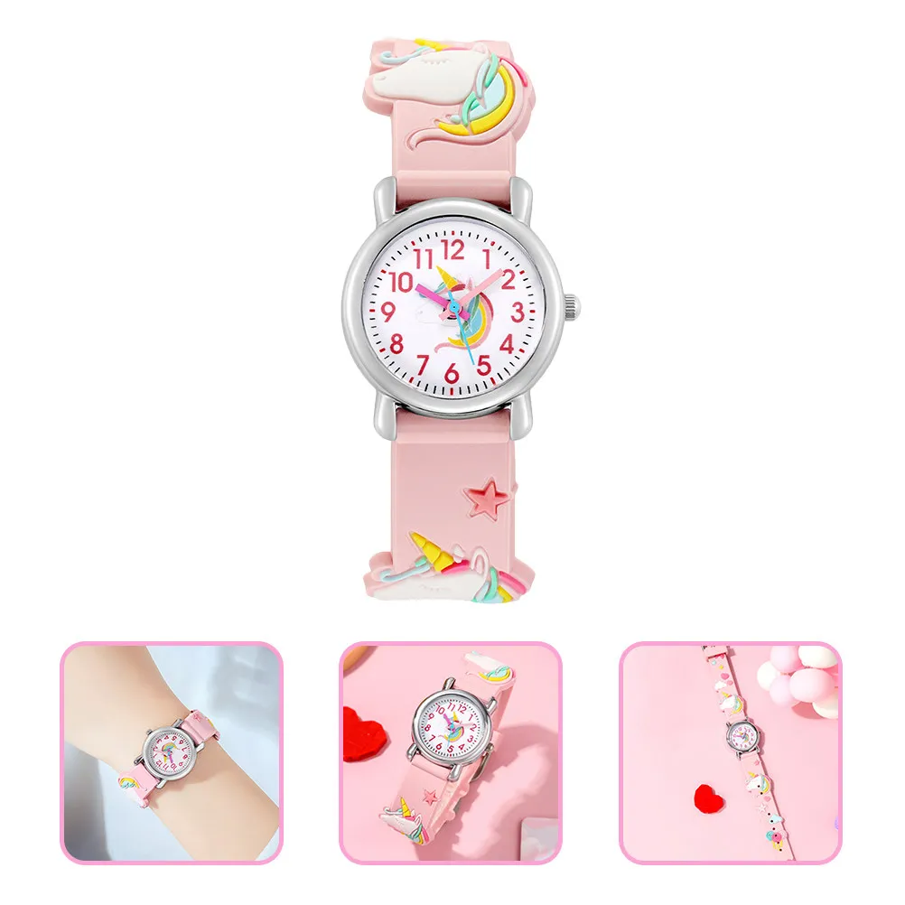

Детские часы с изображением единорога, изысканные часы для девочек, детские наручные часы с точным механизмом, идеальный подарок на день рождения, праздники