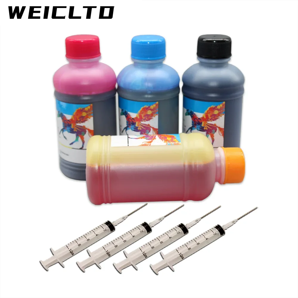 932 933 HP932 HP933 HP932XL HP933XL 4PC 250ML Refill Dye Ink for HP Officejet 6100 6600 6700 7610 7612 7110 7510 7512 Printers