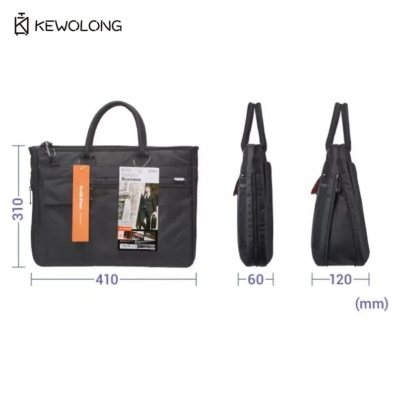 حقيبة كمبيوتر محمول للأعمال مقاس 15.6 بوصة - حقيبة كمبيوتر مقاومة للماء والصدمات، حقيبة ساعي متينة مضادة للخدش للرجال