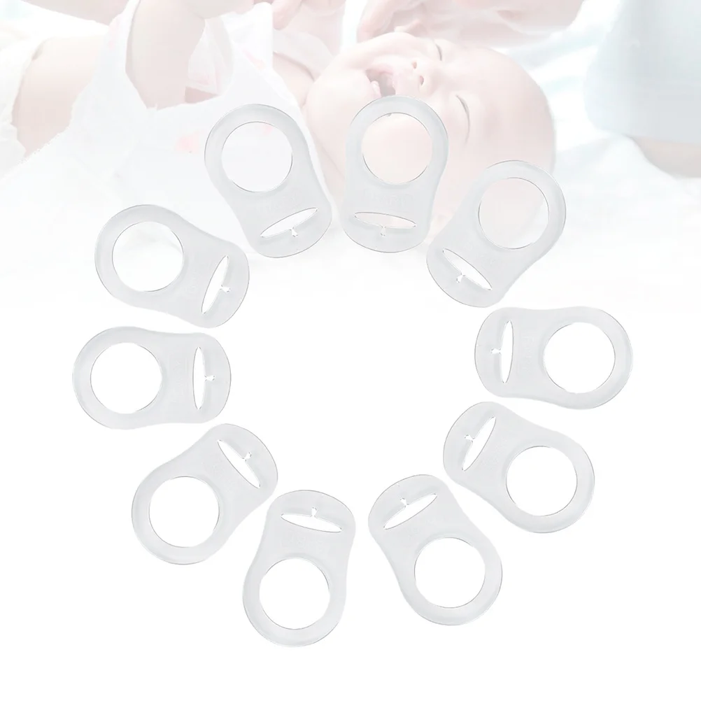

15 шт., силиконовый держатель для соски для новорожденных, зажимное кольцо против потери, насадка для детской соски-аксессуары для кормления детей