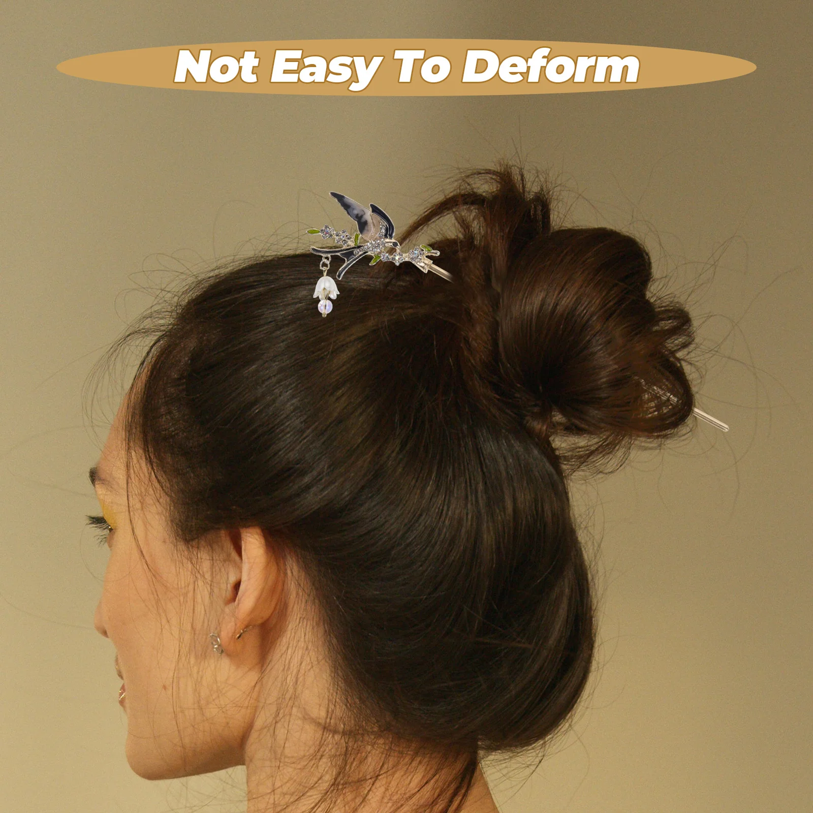 

Hairpin Styling Stick Fork Cheongsam Chopsticks Zinc Alloy Women Chinese Style Metal