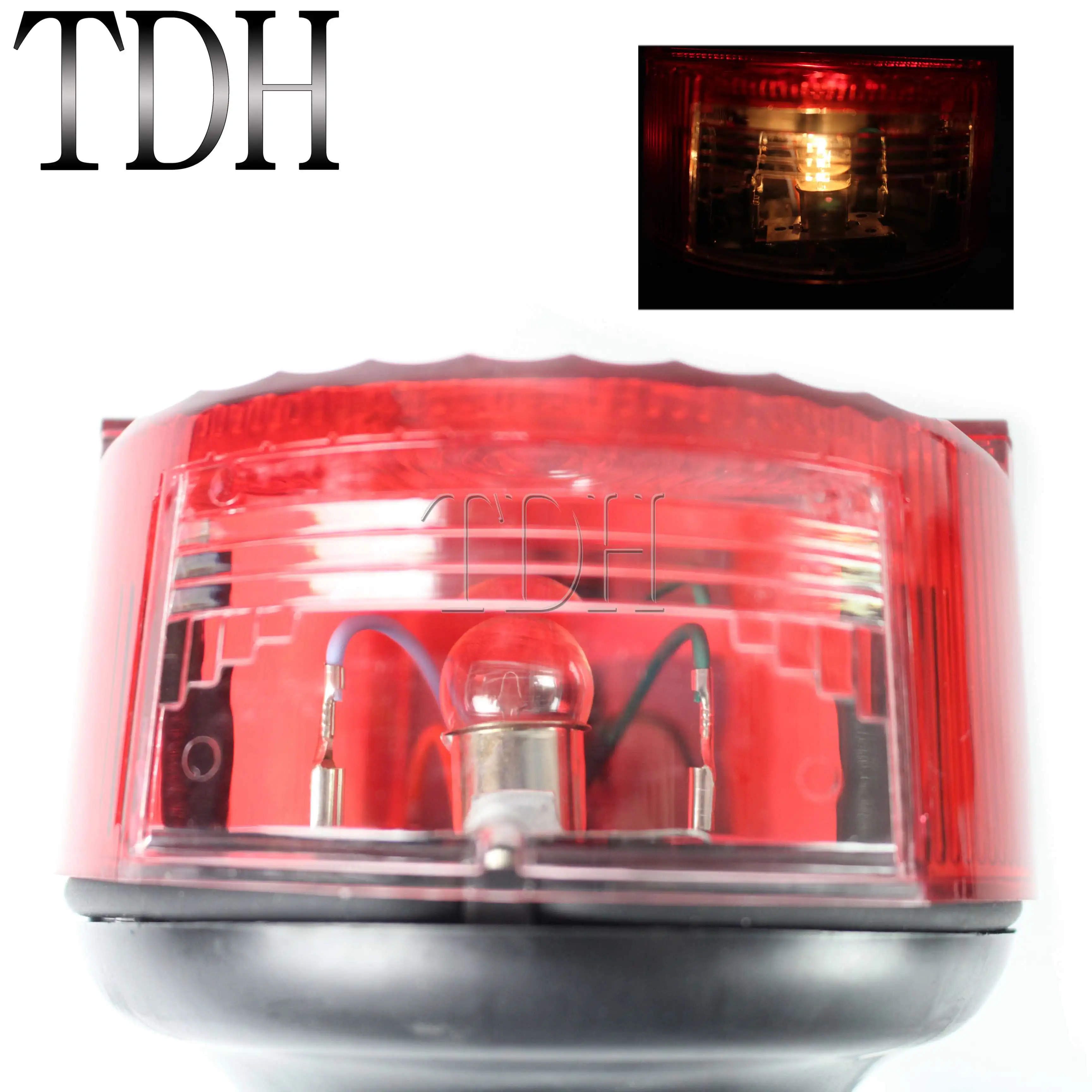 Motorcycles Tail Light Running License Plate Light Brake Light For MZ ETZ 150 250 251 301 Simson SR50 S51 Suzuki TS125 TS150 250