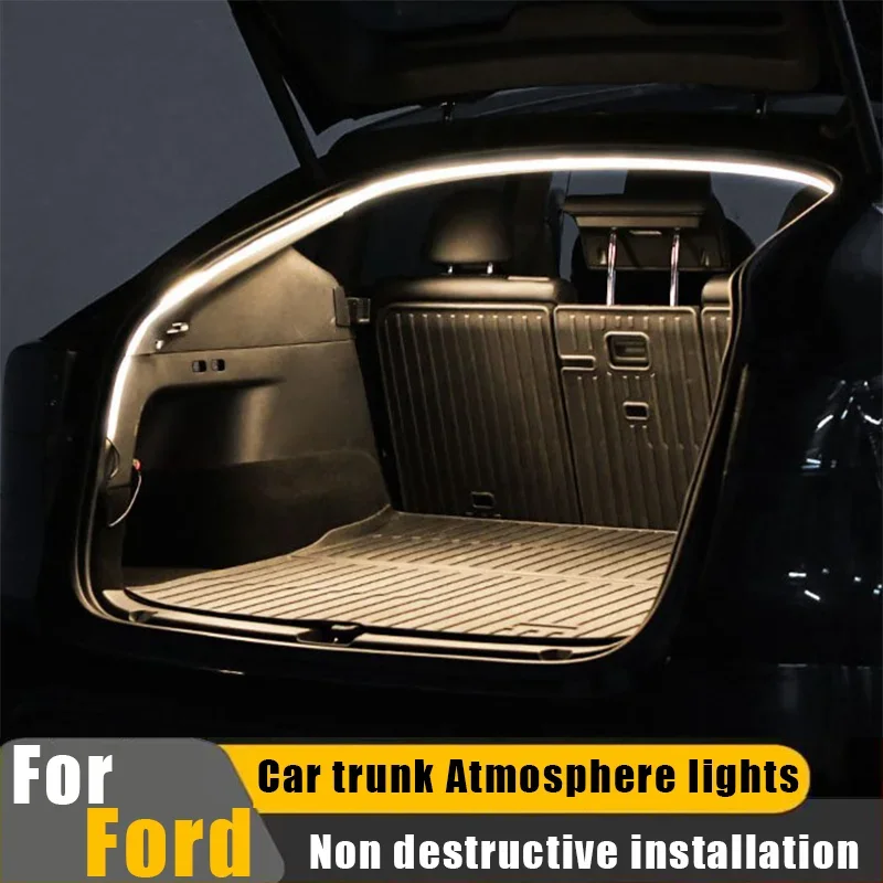 Car trunk Atmosphere lights Tailbox lighting modification Suitable for Ford Focus Explorer Ruiji Mondeo Wing Tiger Active F-150
