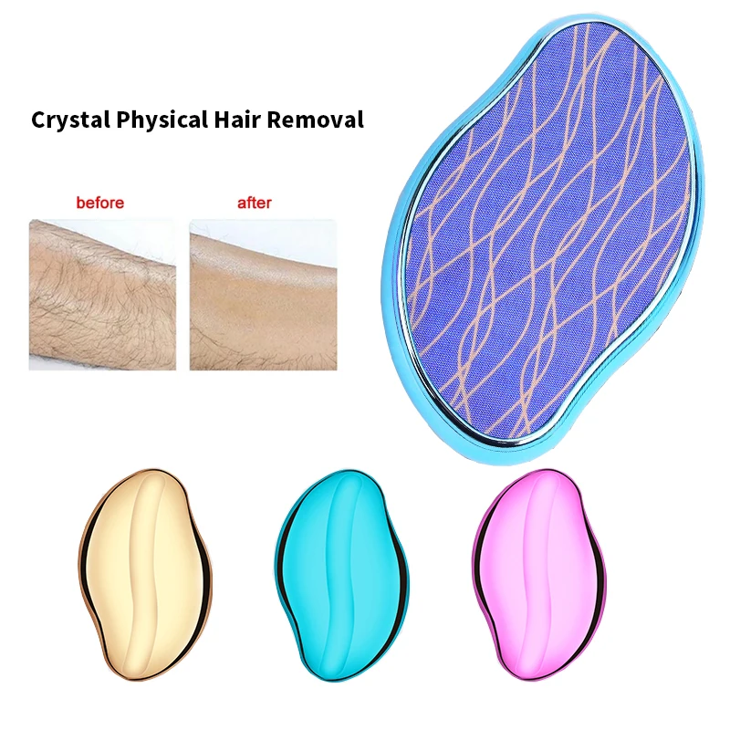 New Crystal Physical Hair Eraser Bleame Removal Painless Safe Epilator Easy Cleaning Reusable Body Beauty Depilation Tool Hair