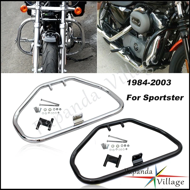 

Защитная планка для Harley Sportster XL XR 883 1200 1984-2003 XL883 1200 Iron 48, аксессуары для мотоциклов, защита двигателя