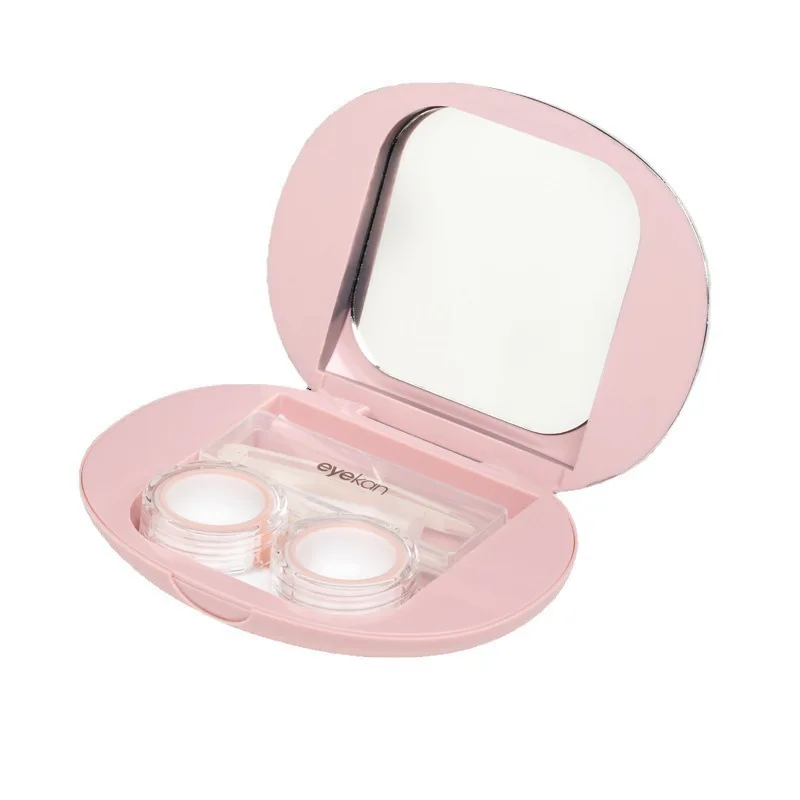 FRESHGUY Simple And Exquisite Advanced Mirror Contact Lens Box Magnetic Design 2024 New Contact Lens Case Portable Storage