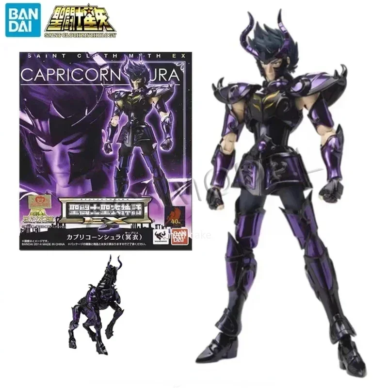 

Bandai Original Saint Seiya EX Saint Cloth Myth Capricorn Shura Movable Figure Hand Toy Birthday Gift Collection