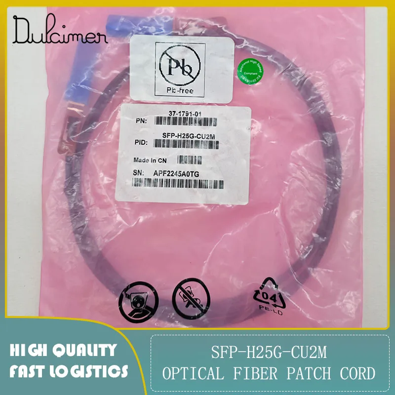 Fiber optic patch cable SFP-H25G-CU2M 37-1791-01 New original equipment