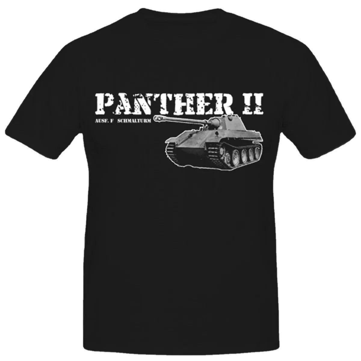 

Wehrmacht Panzer WWII German Panther II Medium Tank T-Shirt 100% Cotton O-Neck Short Sleeve Summer Casual Mens T-shirt