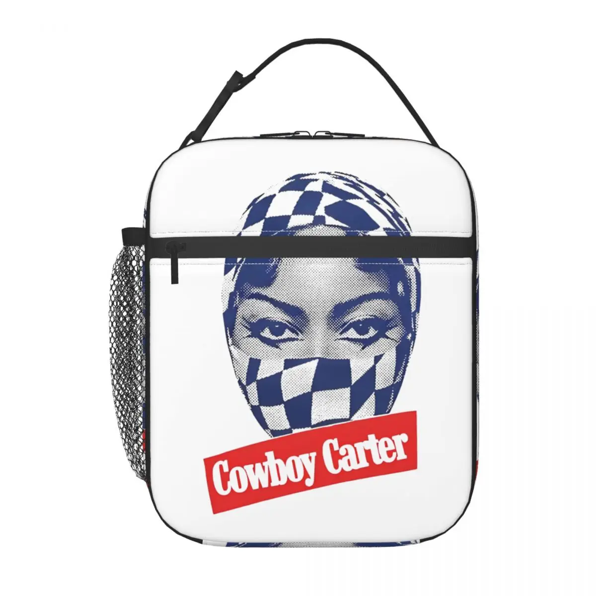 Cowboy Carter Beyonce Nieuw Album Geïsoleerde Lunch Zakken Voedsel Container Zakken Draagbare Koeler Thermische Lunchbox Voor Picknick