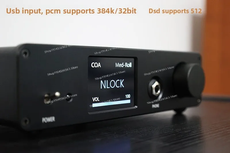 DA68 Desktop HIFI Bluetooth ES9068 Decoder USB Sound Card Digital Interface Supports DSD512