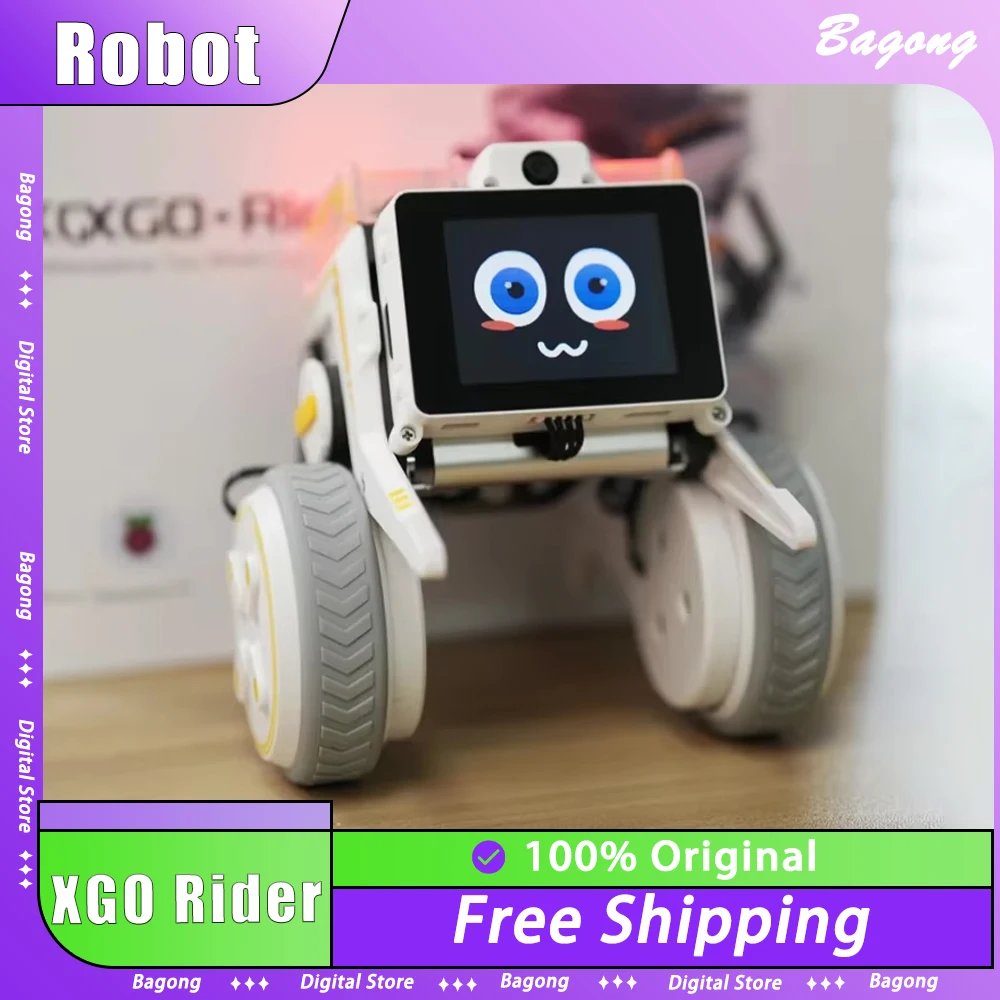 XGO Rider Robot Desktop Wheel-Legged Robot with AI Custom Omni Directional Self-Balancing Raspberry Pi Electronic Pet AI Robot