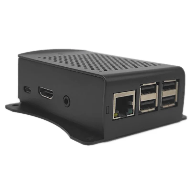 Für Raspberry Pi Aluminiumlegierung Kühlgehäuse Wärmeableitende Metallgehäuse Box