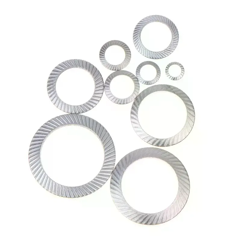 Disc Spring Serrated Lock Gaskets 10Pcs M3-M16 304 Stainless Steel Washers for Commercial Hardware Construction Projects