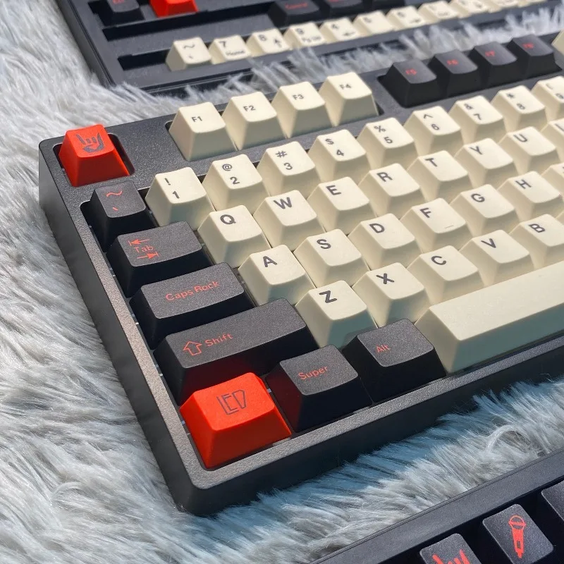 AirshipTheme Keycaps Set Customization PBT Sublimation Cherry Profile Keyboard Cap for Gaming Mechanical Keyboard Accessories