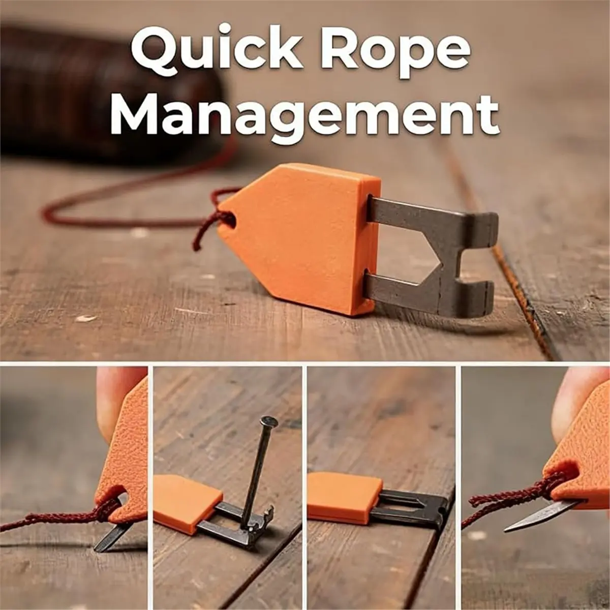 Rope Anchor Hook, A End Hook, Portable Chalk for Line Anchor Tool,for Home Renovation Projects (2pcs)