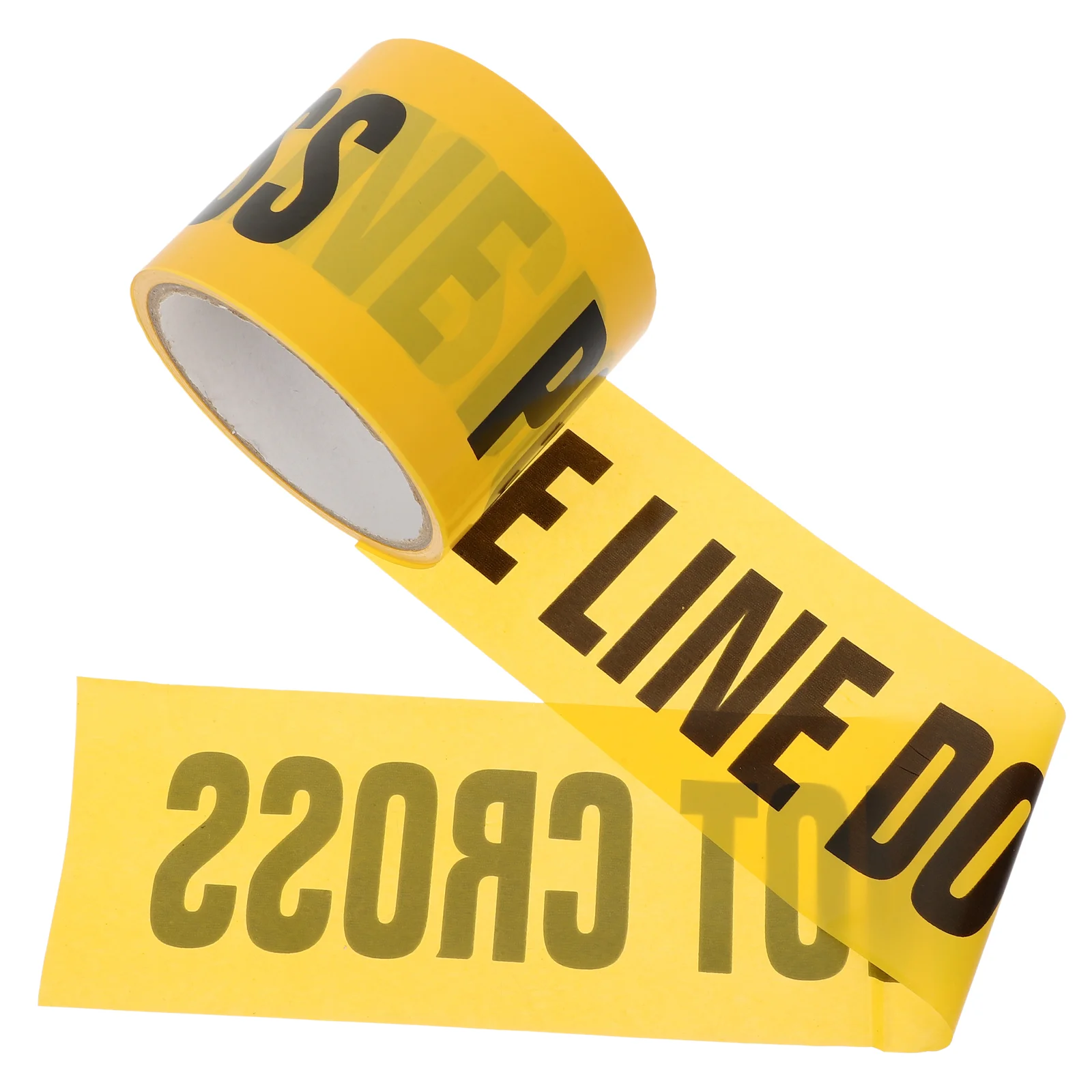 Cordon Caution Tape Halloween Danger Cation B Moving Decor for Room Yellow Pvc Crime Scene